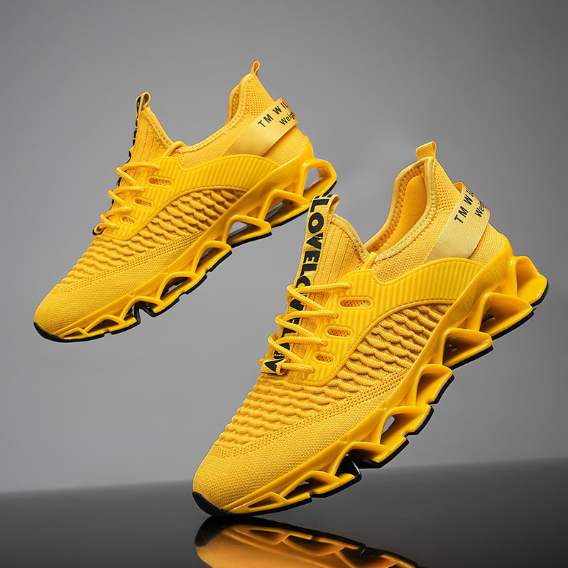 Chaussures de course décontractées en mesh – Style sportif à semelle lame