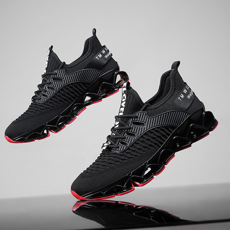 Chaussures de course décontractées en mesh – Style sportif à semelle lame