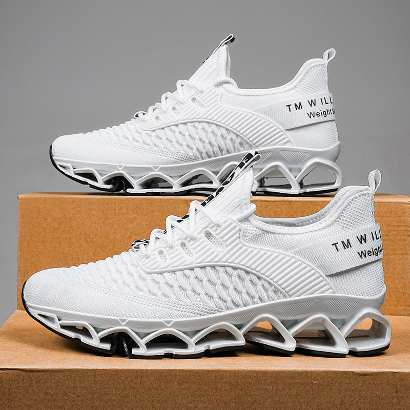Chaussures de course décontractées en mesh – Style sportif à semelle lame
