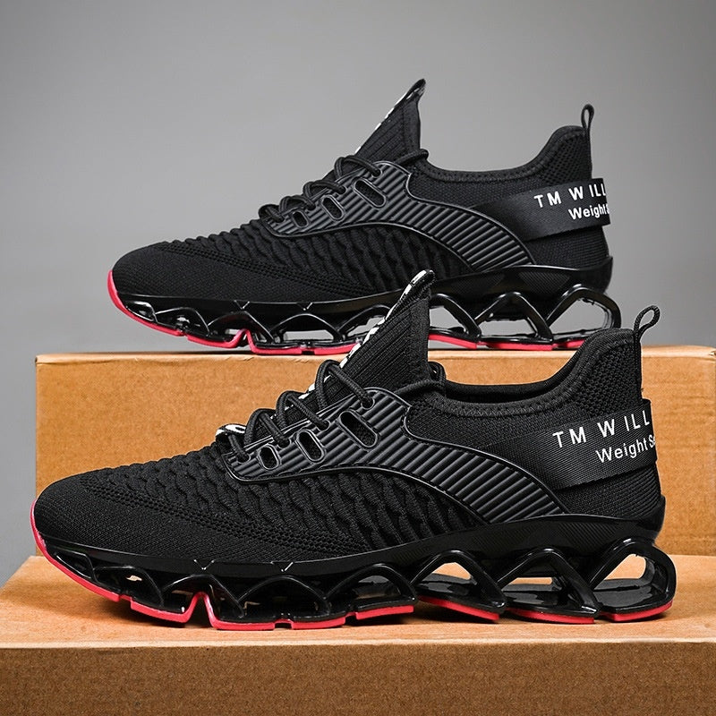 Chaussures de course décontractées en mesh – Style sportif à semelle lame