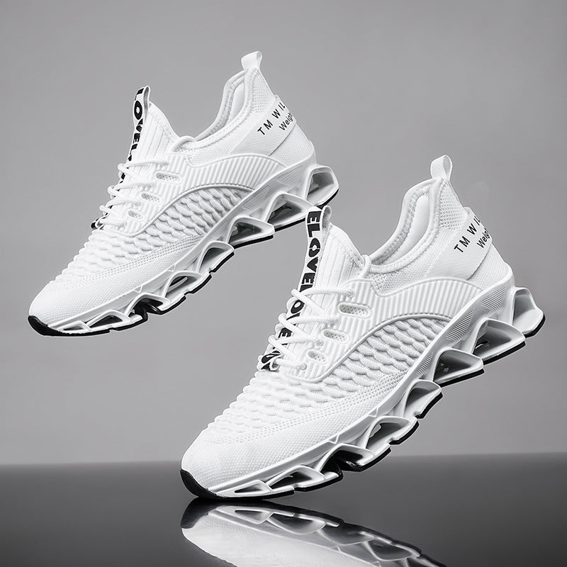 Chaussures de course décontractées en mesh – Style sportif à semelle lame
