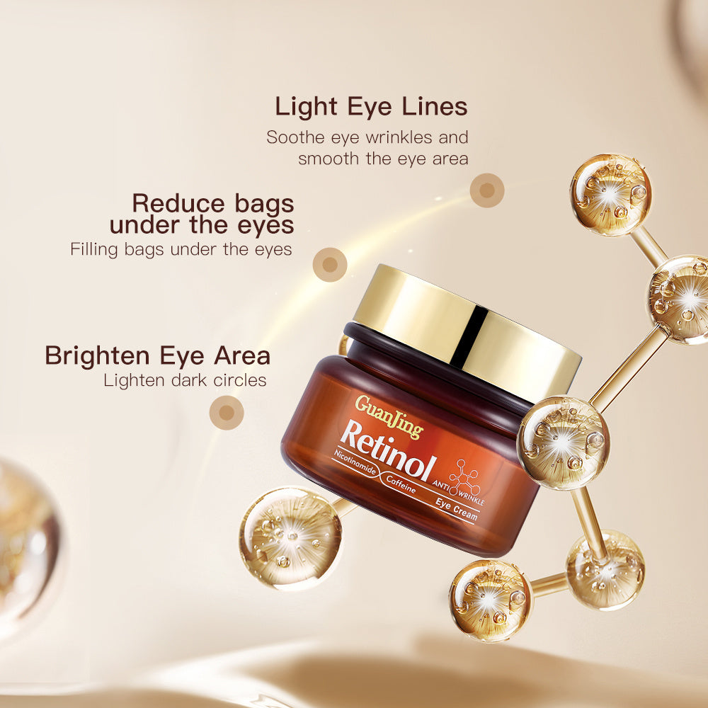 GUANJING Soin Naturel - Crème Contour des Yeux au Rétinol
