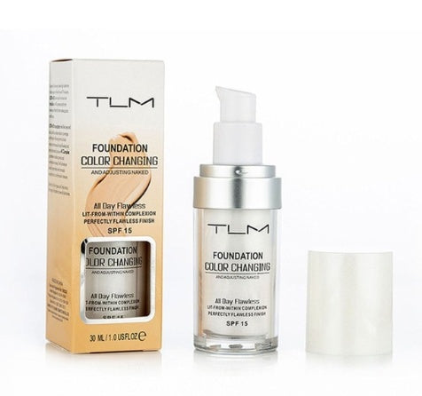 Fond de Teint Liquide - Anti-cernes, Portable, Couleur Naturelle