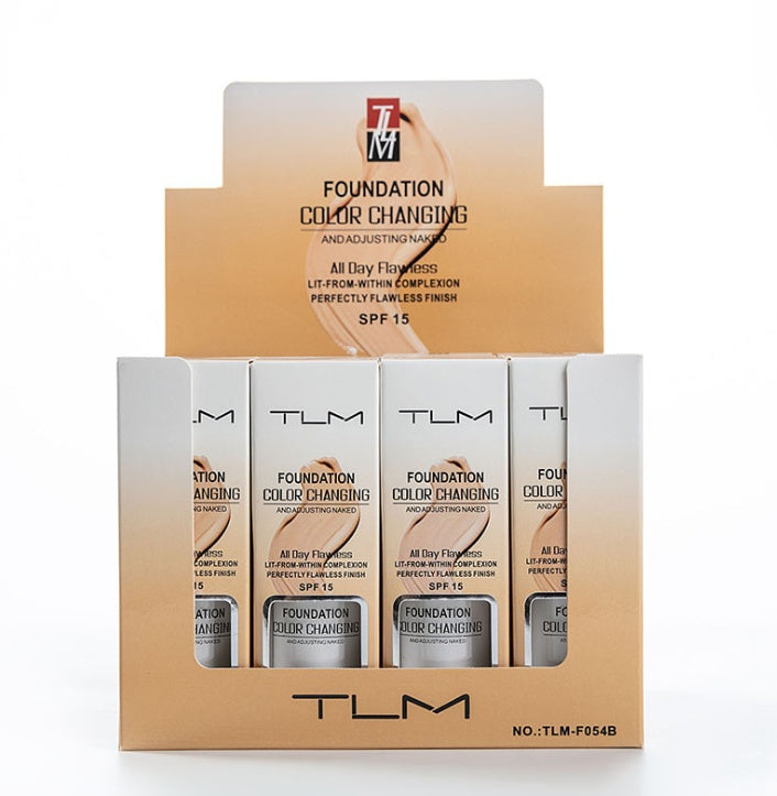 Fond de Teint Liquide - Anti-cernes, Portable, Couleur Naturelle