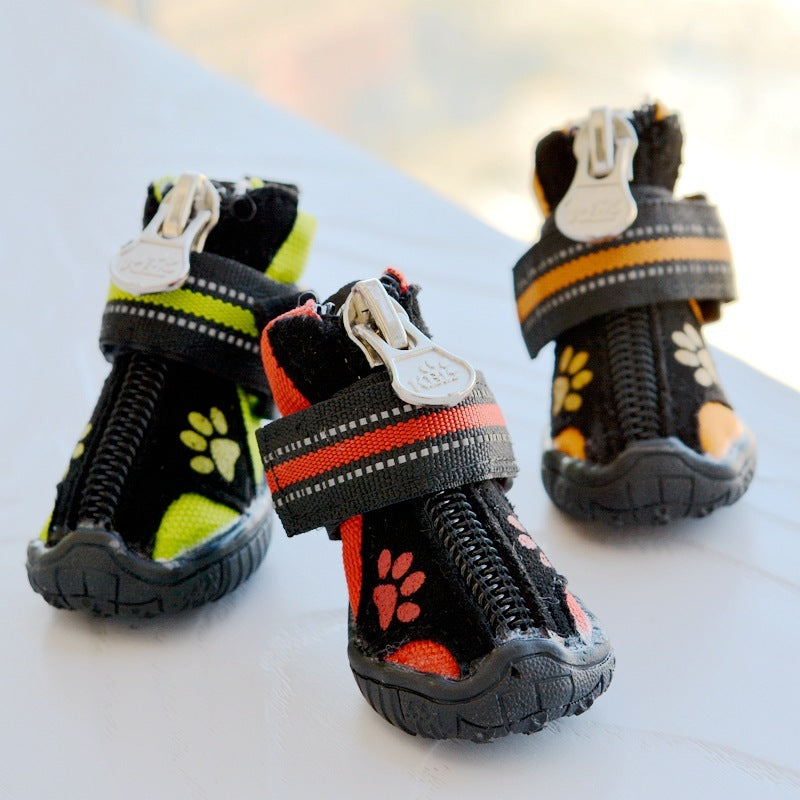 Bottes Protectrices en Coton Suédé pour Chiens Moyens et Grands