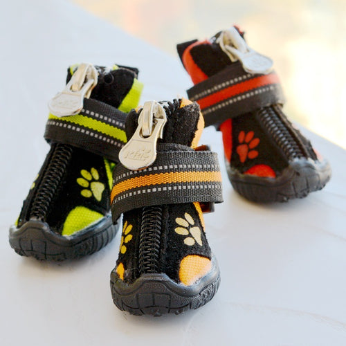 Bottes Protectrices en Coton Suédé pour Chiens Moyens et Grands