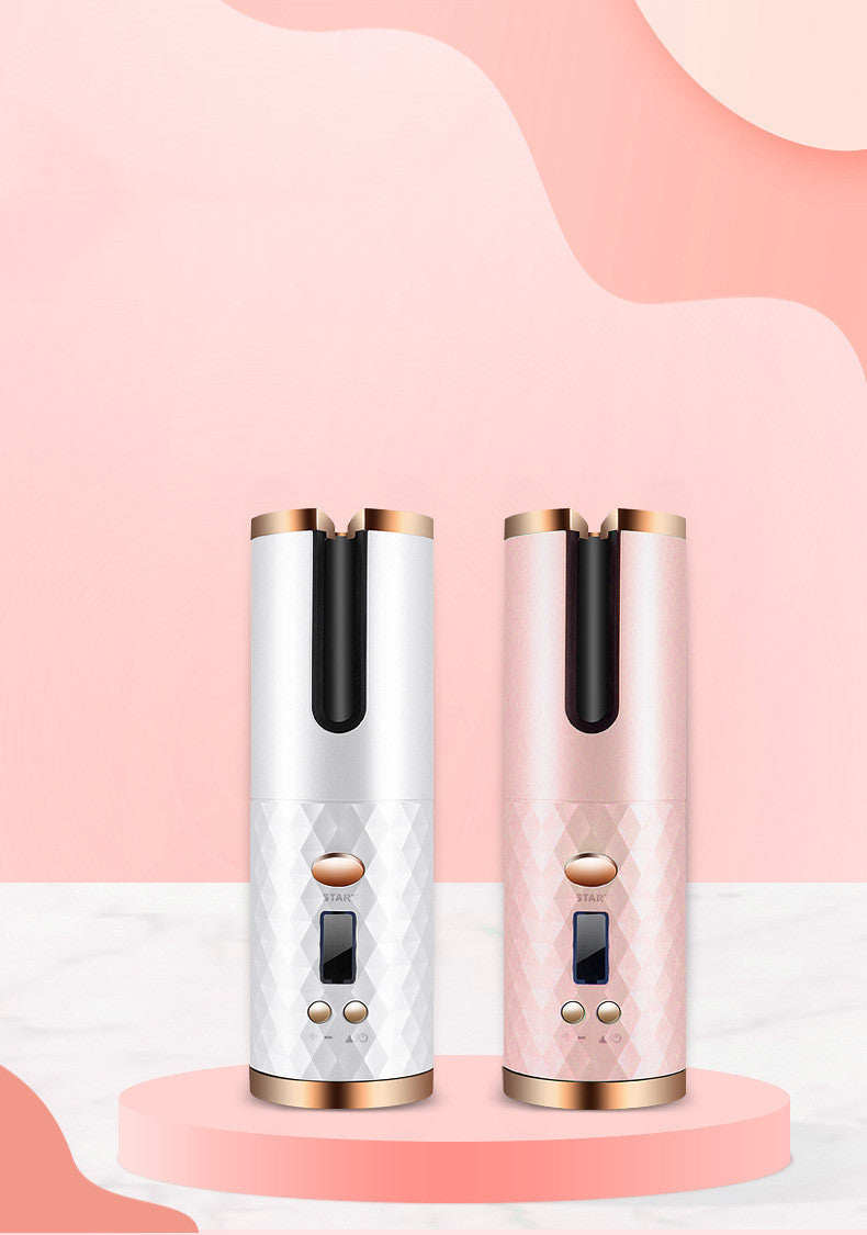 Fer à boucler automatique rechargeable pour femmes - Styler de cheveux portable