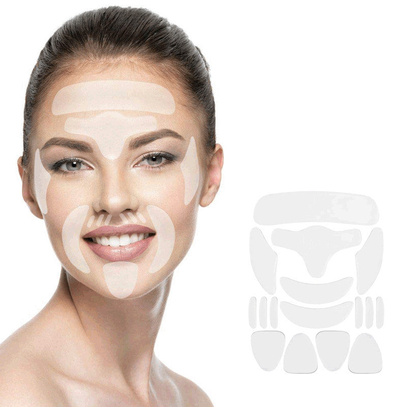 Patch facial en silicone anti-rides | Visage lisse et jeune - BeautyGlow