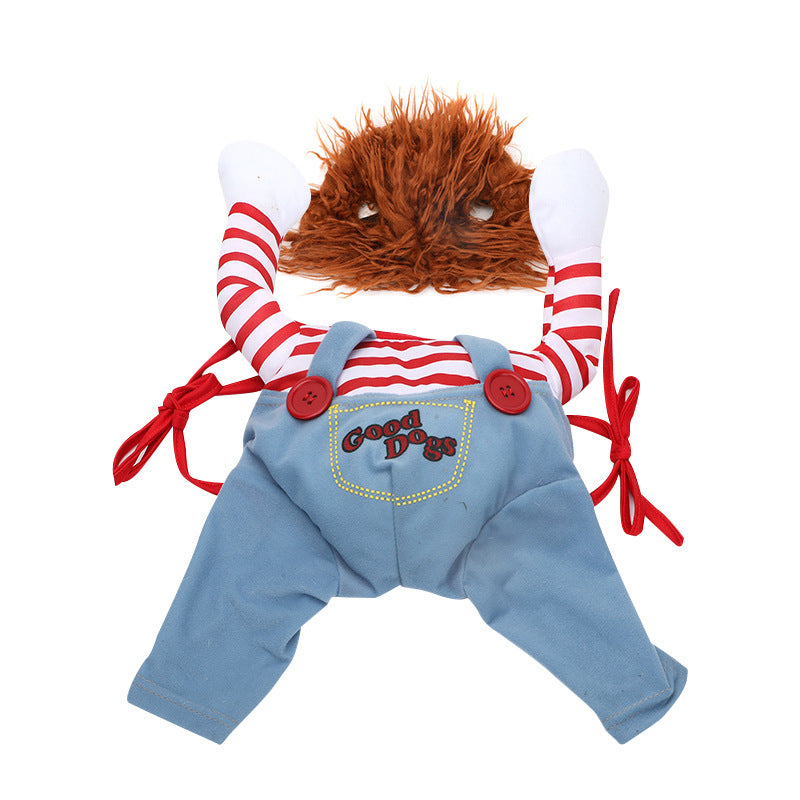 Costume d'Halloween pour Animaux - Déguisement Ajustable pour Chien et Chat