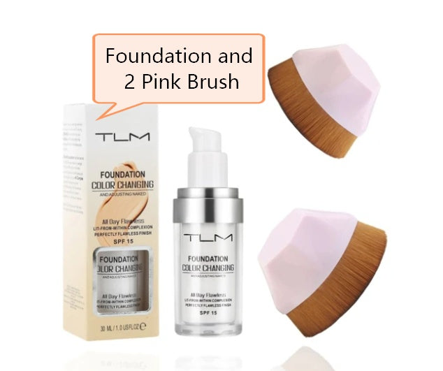 Fond de Teint Liquide - Anti-cernes, Portable, Couleur Naturelle