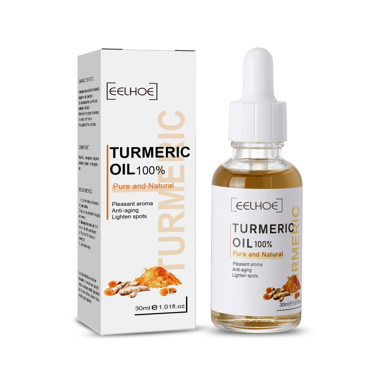 Sérum Correcteur de Taches EELHOE au Curcuma | Soin Visage Naturel – BeautyGlow