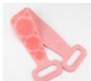 SilicoRub - Serviette de bain en silicone | Frotter le dos