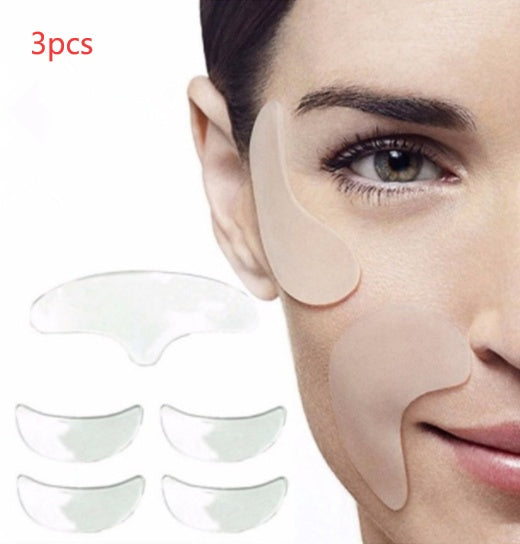 Patch facial en silicone anti-rides | Visage lisse et jeune - BeautyGlow
