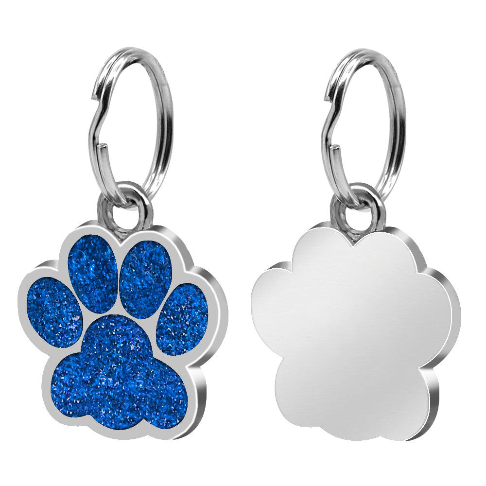 Médaille Personnalisée Chien Chat - Empreinte de Patte Gravée