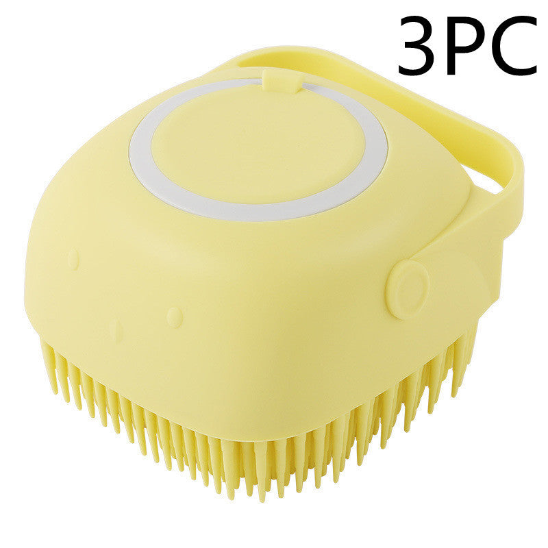 Gant de Massage & Shampoing en Silicone pour Animaux