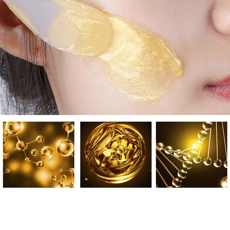 Masque à la bave d’escargot et feuille d’or – Hydratant et Nourrissant | BeautyGlow