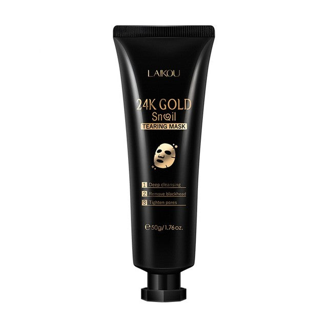 Masque à la bave d’escargot et feuille d’or – Hydratant et Nourrissant | BeautyGlow