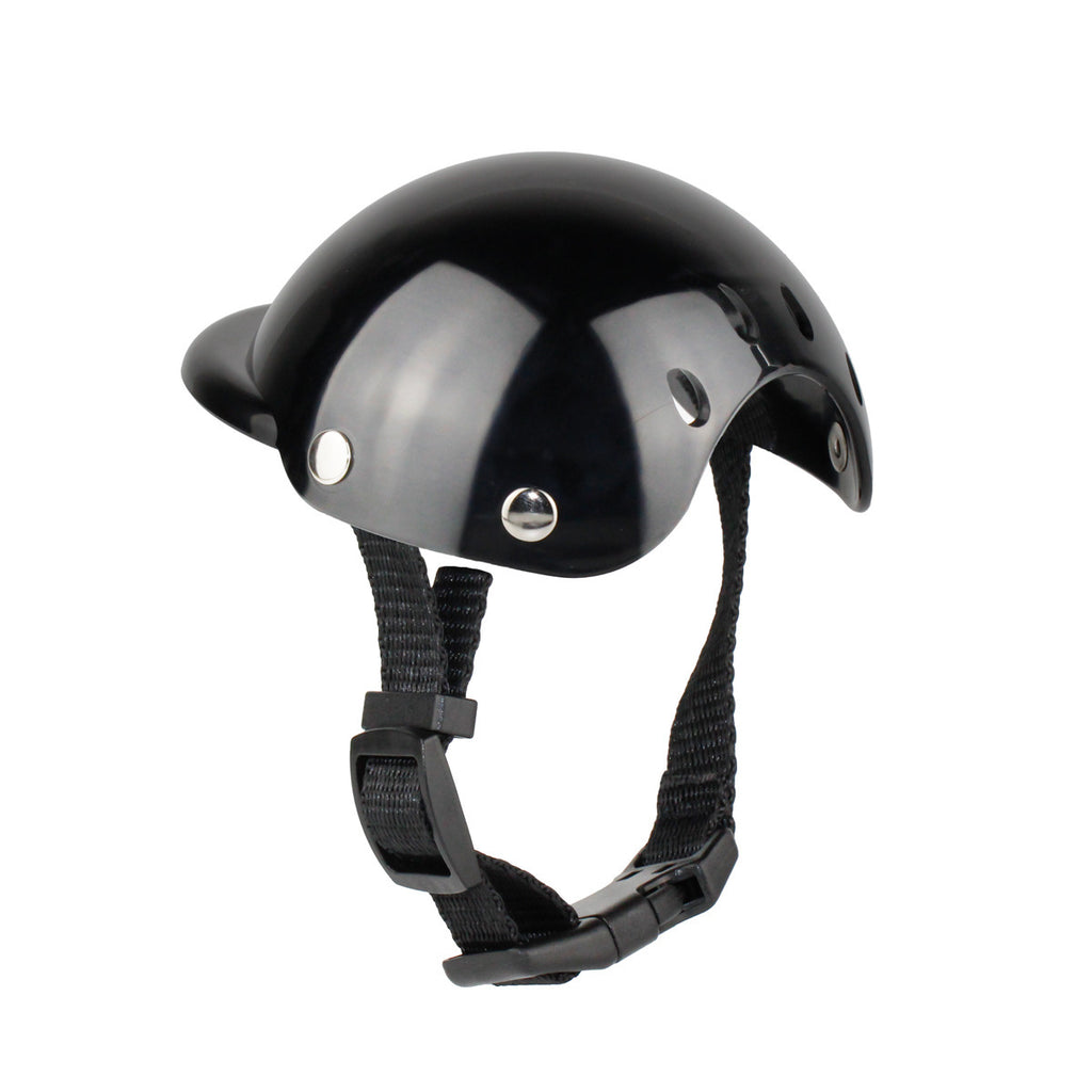 Casque de Protection pour Chien et Chat - Accessoire Moto Sécurisé