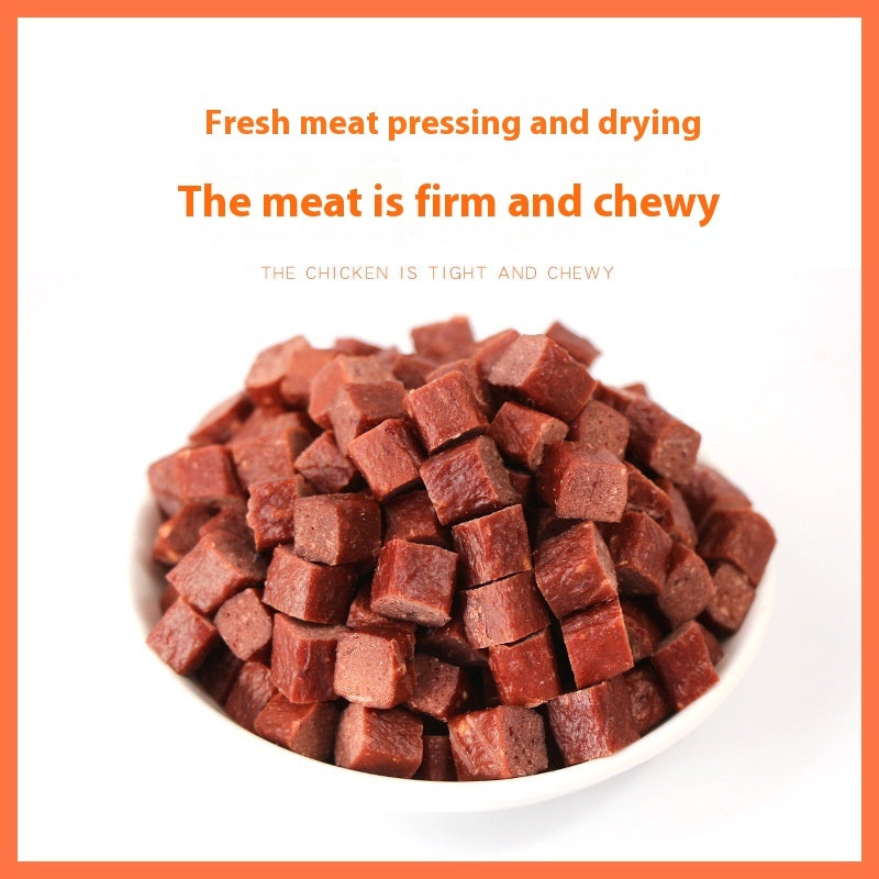 Cubes de Bœuf Séché pour Chien - Collations d'Entraînement Premium
