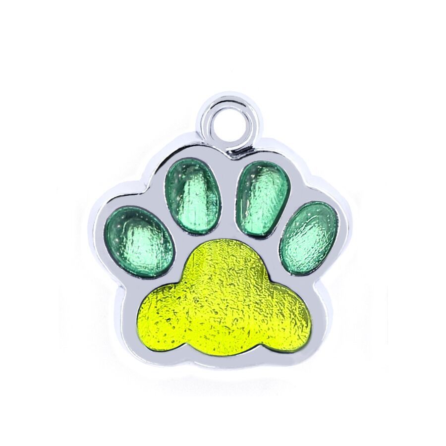 Médaille Personnalisée Chien Chat - Empreinte de Patte Gravée