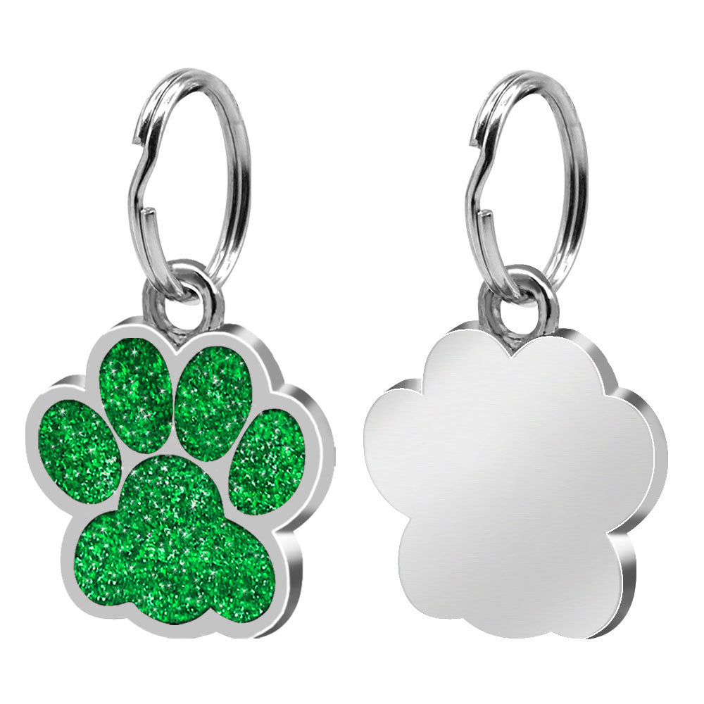 Médaille Personnalisée Chien Chat - Empreinte de Patte Gravée