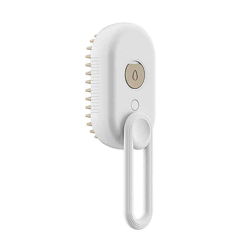 Brosse Vapeur 3-en-1 pour Chat et Chien – Brosse Électrique avec Pulvérisation, Massage et Élimination des Poils