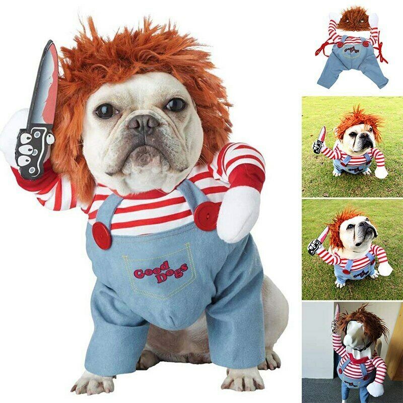 Costume d'Halloween pour Animaux - Déguisement Ajustable pour Chien et Chat