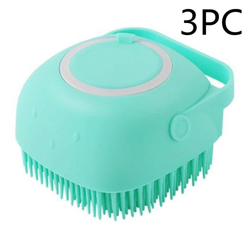 Gant de Massage & Shampoing en Silicone pour Animaux