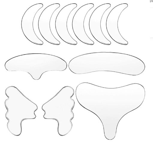 Patch facial en silicone anti-rides | Visage lisse et jeune - BeautyGlow