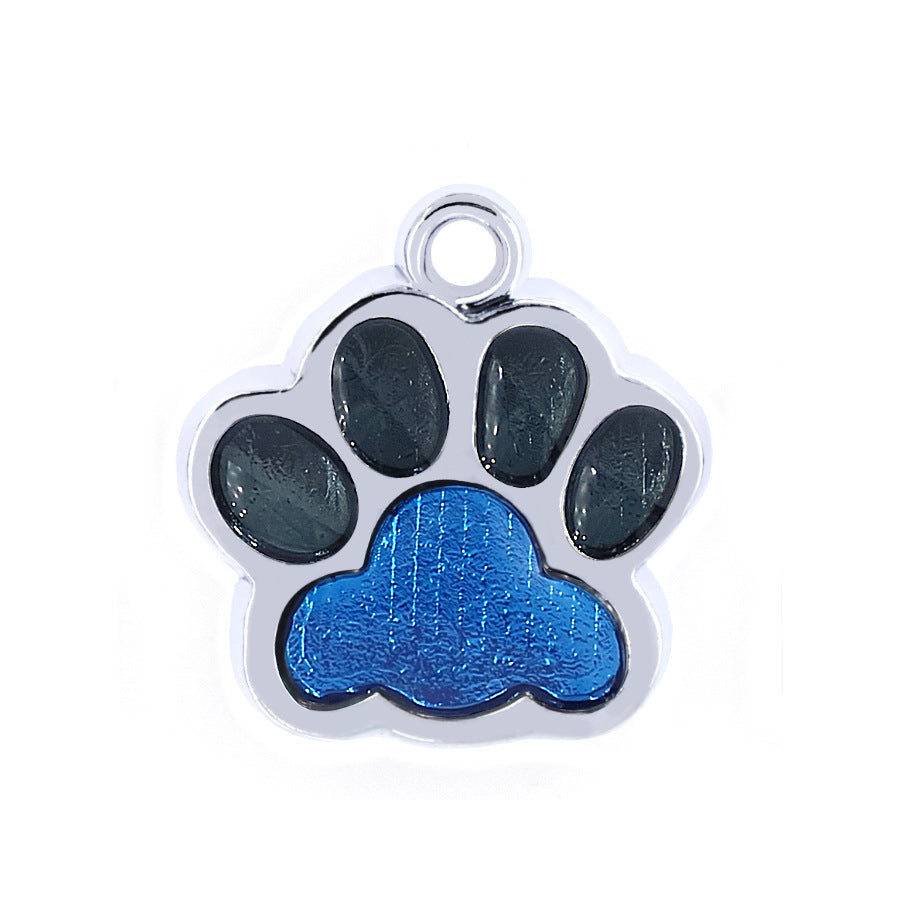 Médaille Personnalisée Chien Chat - Empreinte de Patte Gravée